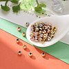 150Pcs 3 Colors Round Brass Spacer Beads Set KK-LS0001-05-5