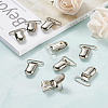 Metal Baby Pacifier Clips AJEW-TA0016-06P-4