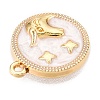 Alloy Enamel Pendants X1-ENAM-T021-03F-2