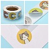 Self-Adhesive Paper Gift Tag Stickers X-DIY-E027-A-05-4