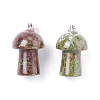 Natural Dragon Blood Pendants G-M380-B03-P-2
