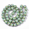 Handmade Lampwork Beads Strands LAMP-T007-04H-2