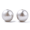 Spray Painted ABS Plastic Imitation Pearl Beads OACR-T015-05C-03-2