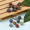 Alloy Rhinestone Beads RB-A034-10mm-G-4