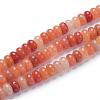 Natural Red Aventurine Bead Strands G-R408-5x8-18-1