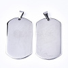 Non-Tarnish 304 Stainless Steel Pendants STAS-N087-39-1