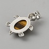 Natural Tiger Eye Pendants G-WH0030-46F-2