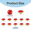 1 Bag Pointed Back Glass Rhinestone Cabochons RGLA-TADJ0001-01A-06-3