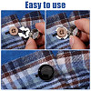Zinc Alloy Enamel Cufflinks BUTT-GL0001-10-4