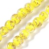 Handmade Gold Sand Lampwork Beads LAMP-Z009-01C-1