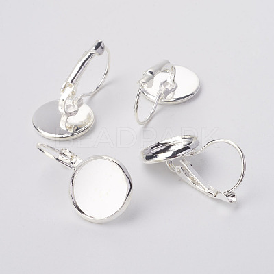 Brass Leverback Earring Findings LS-X-KK-H023-S-NR-1