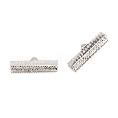 Iron Ribbon Crimp Ends E182Y-1