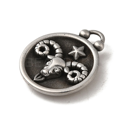304 Stainless Steel Pendants STAS-L022-306AS-01-1