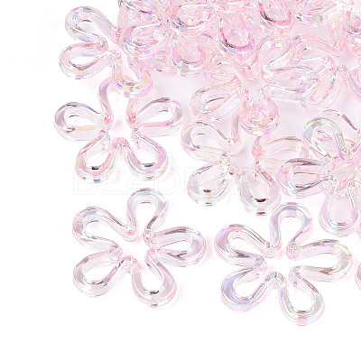 Plated UV Acrylic Beads TACR-S161-04A-1