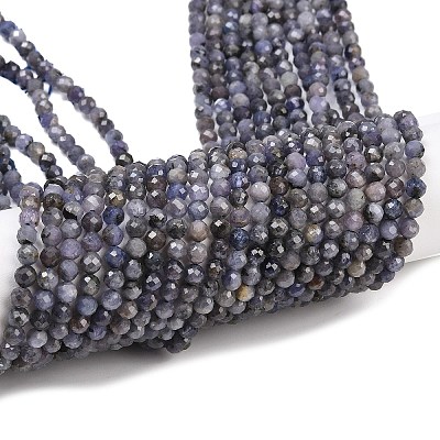 Natural Tanzanite Beads Strands G-C255-A01-4mm-1