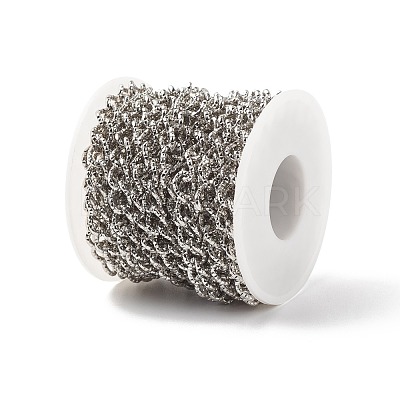 Tarnish Resistant 304 Stainless Steel Curb Chains CHS-E005-01P-1