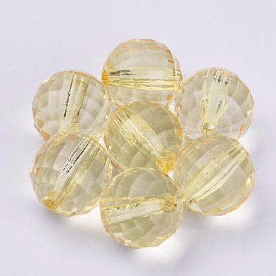 Transparent Acrylic Beads TACR-Q254-10mm-V-1