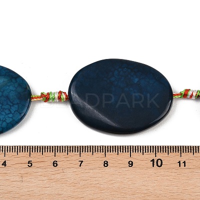 Natural Dragon Veins Agate Beads Strands G-P605-L01-01A-1