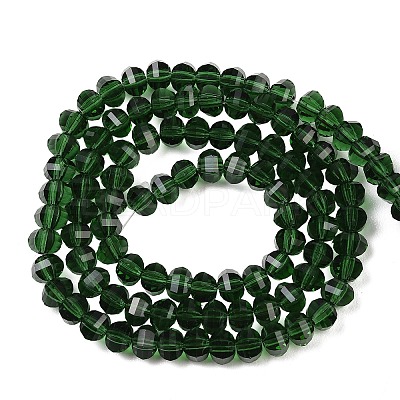 Transparent Glass Beads Strands GLAA-G125-01A-09-1