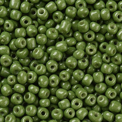 Baking Paint K9 Glass Seed Beads SEED-US0003-4mm-K9-1