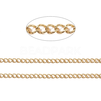 Ion Plating(IP) 304 Stainless Steel Curb Chains CHS-E005-01G-1