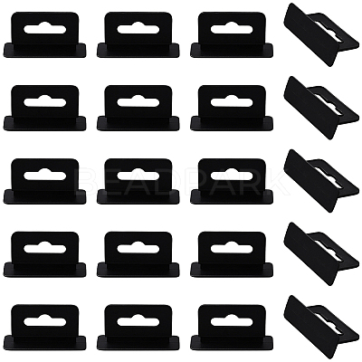 80Pcs Rectangle PP with PE Hanging Tabs KY-CP0001-35A-1