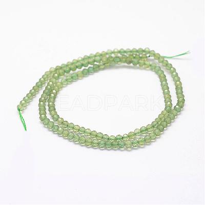 Natural Green Apatite Beads Strands G-F460-58-1