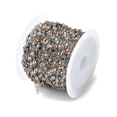 304 Stainless Steel Dapped Chains CHS-H036-01P-06-1