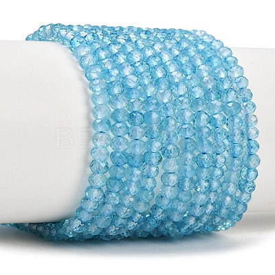 Natural Blue Topaz Beads Strands G-B175-A21-3x4mm-1