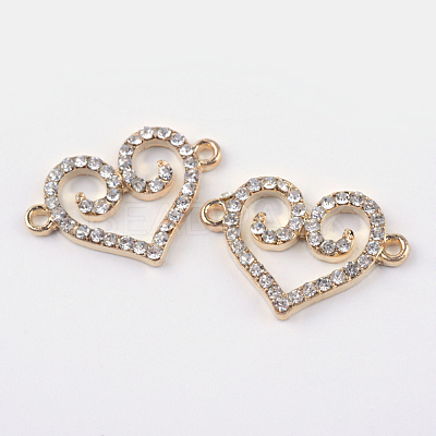 Alloy Rhinestone Links ALRI-Q065-26LG-1