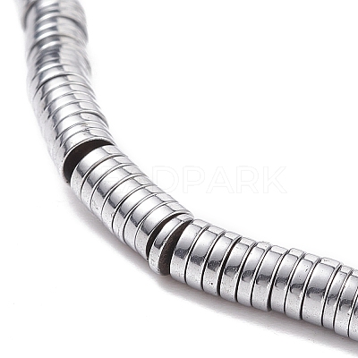 Electroplated Non-magnetic Synthetic Hematite Beads Strands X-G-G826-09P-4mm-A-1