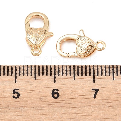 Brass Lobster Claw Clasps KK-H287-08I-G-1