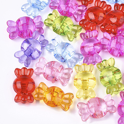 Transparent Acrylic Shank Buttons X-TACR-S133-129-1