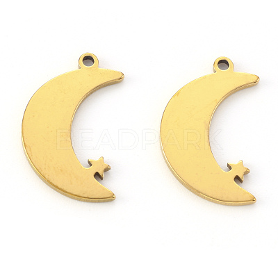 PVD Vacuum Plating 304 Stainless Steel Pendants STAS-N092-63G-1