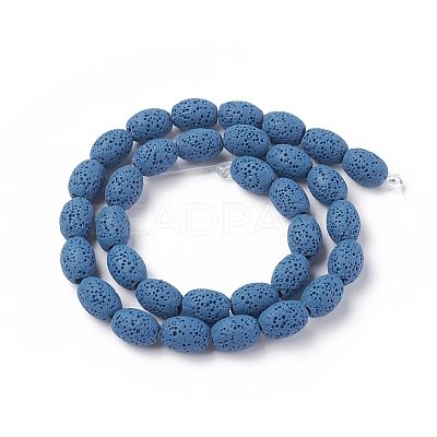 Natural Lava Rock Beads Strands G-F671-03A-12-1