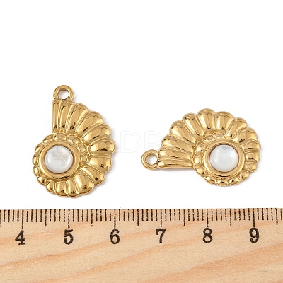 304 Stainless Steel Pendants STAS-P396-02G-02-1