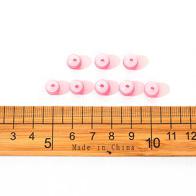 50Pcs Transparent Stripe Resin Beads RESI-YW0001-02F-1
