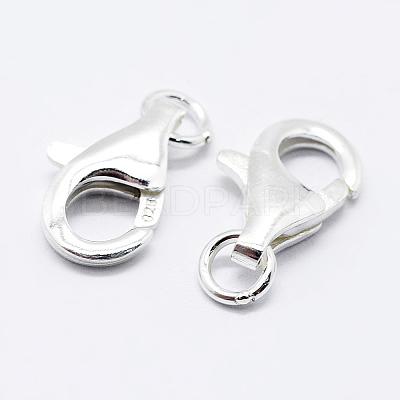 925 Sterling Silver Lobster Claw Clasps STER-K167-074D-P-1