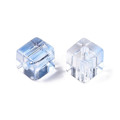 Baking Paint Transparent Glass Beads X1-DGLA-N005-01A-03-1