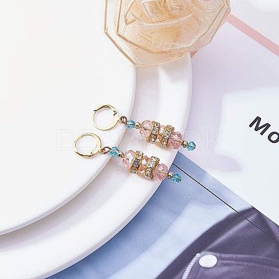 Brass Huggie Hoop Earring Findings X-KK-L179-04G-A-1