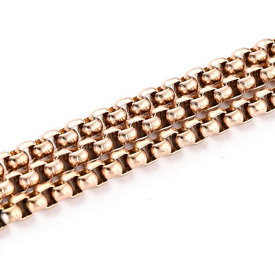 Ion Plating(IP) 304 Stainless Steel Box Chains CHS-H031-01RG-1