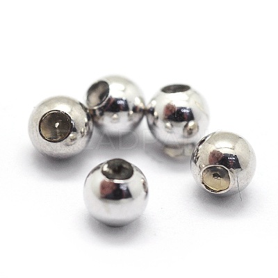 Anti-Tarnish Rhodium Plated 925 Sterling Silver Beads STER-I016-106B-P-1