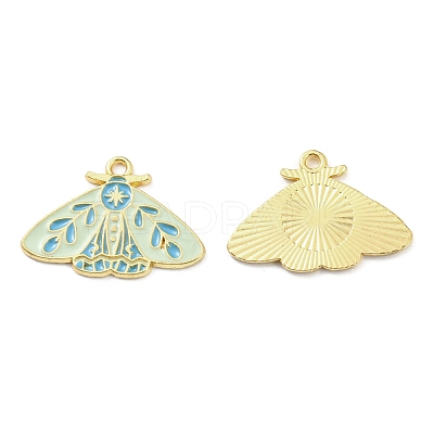 Alloy Enamel Pendants ENAM-D051-02G-1