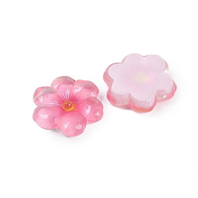 Flower Series Resin Cabochons CRES-Q008-01E-1