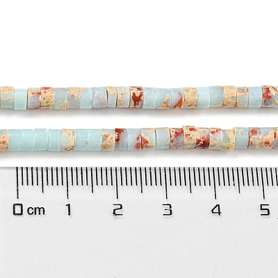 Synthetic Imperial Jasper Dyed Beads Strands G-D077-D01-02E-1