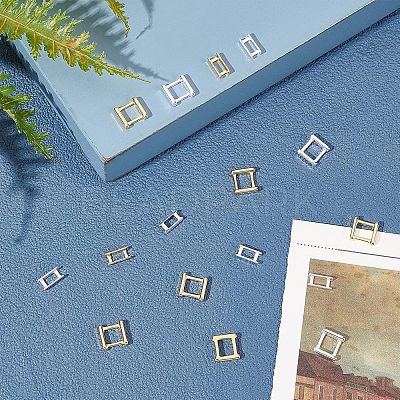 80Pcs 4 Styles Eco-Friendly Brass Watch Band Clasps KK-FH0004-02-1