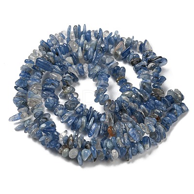 Natural Kyanite Chip Beads Strands G-G905-14-1