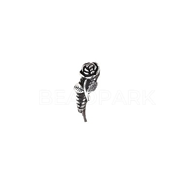 Alloy Rose Finger Rings WG6B24B-06-1