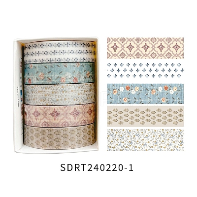 Washi Tape Cute Printed Patterns Decorative Tapes PW-WG093AB-01-1