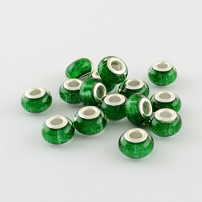 Large Hole Resin European Beads OPDL-R118-08B-1